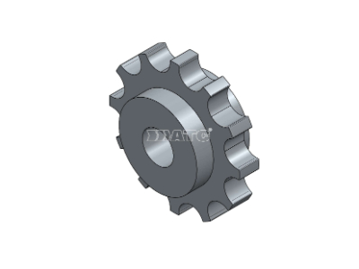 [40P-T-1400A-SPKT-MLD-12T] SPROCKET 12 TEETH (T-1400A) MOULDED-40P